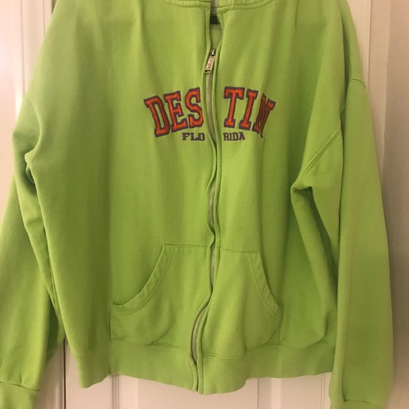 DESTIN, Florida zippered hoodie. Sz XL - Picture 3 of 6